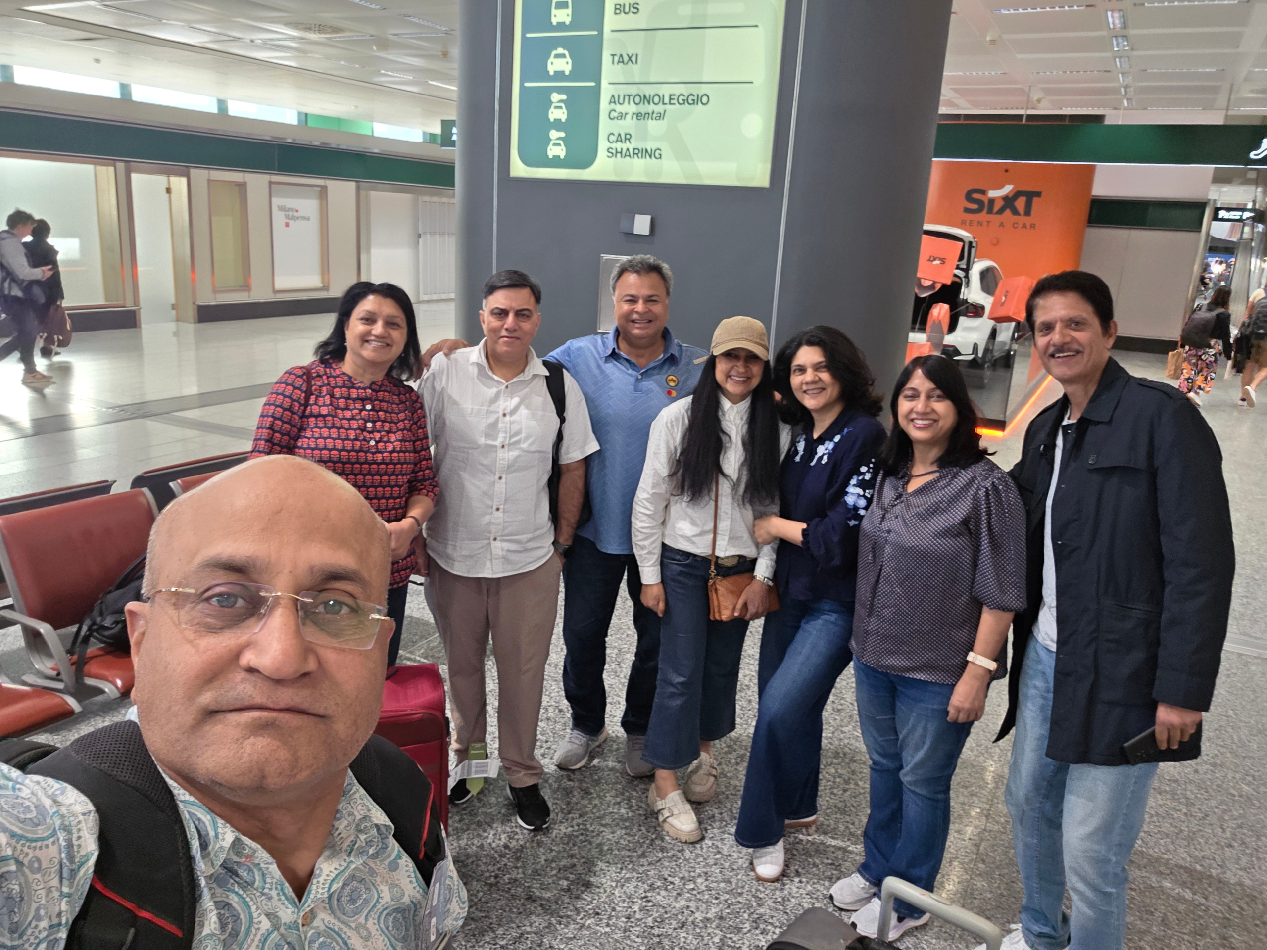 Meet Up at Milan Airport